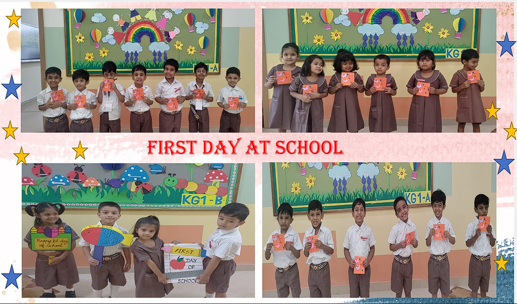 FIRST DAY AT SCHOOL – KG 1 