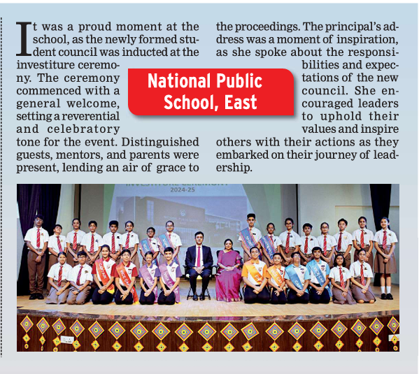 NPS East Investiture Ceremony 2024