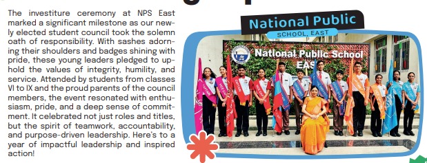 NPS East Investiture Ceremony